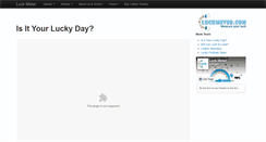 Desktop Screenshot of luckmeter.com